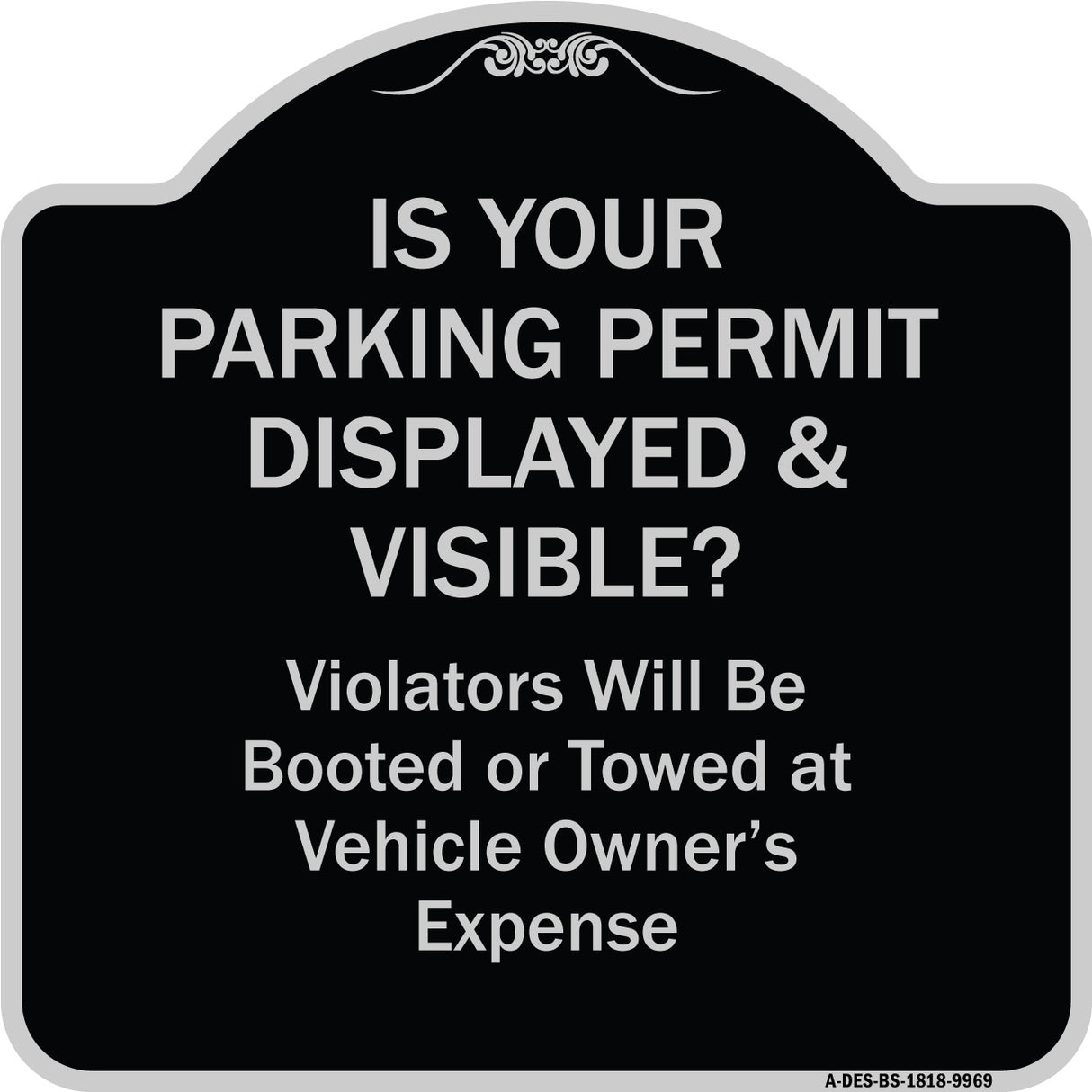 Is Your Parking Permit Displayed & Visible