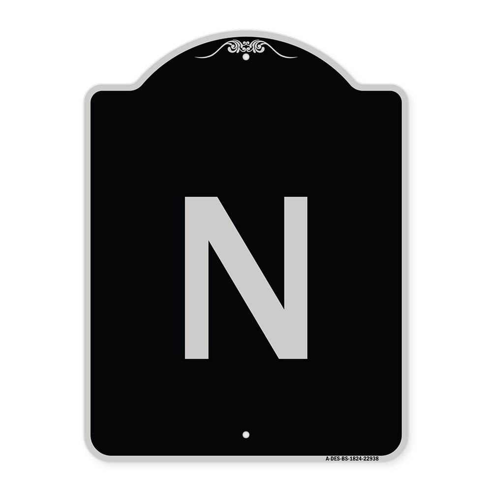 Sign with Letter N