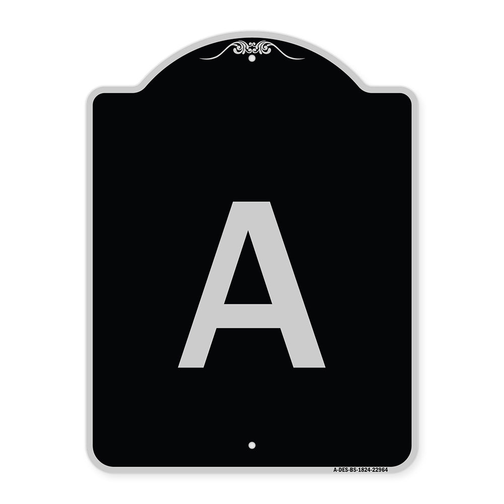 Sign with Letter A