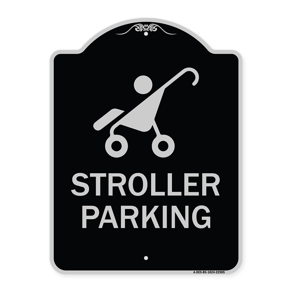 Reserved Stroller Parking (With Graphic)