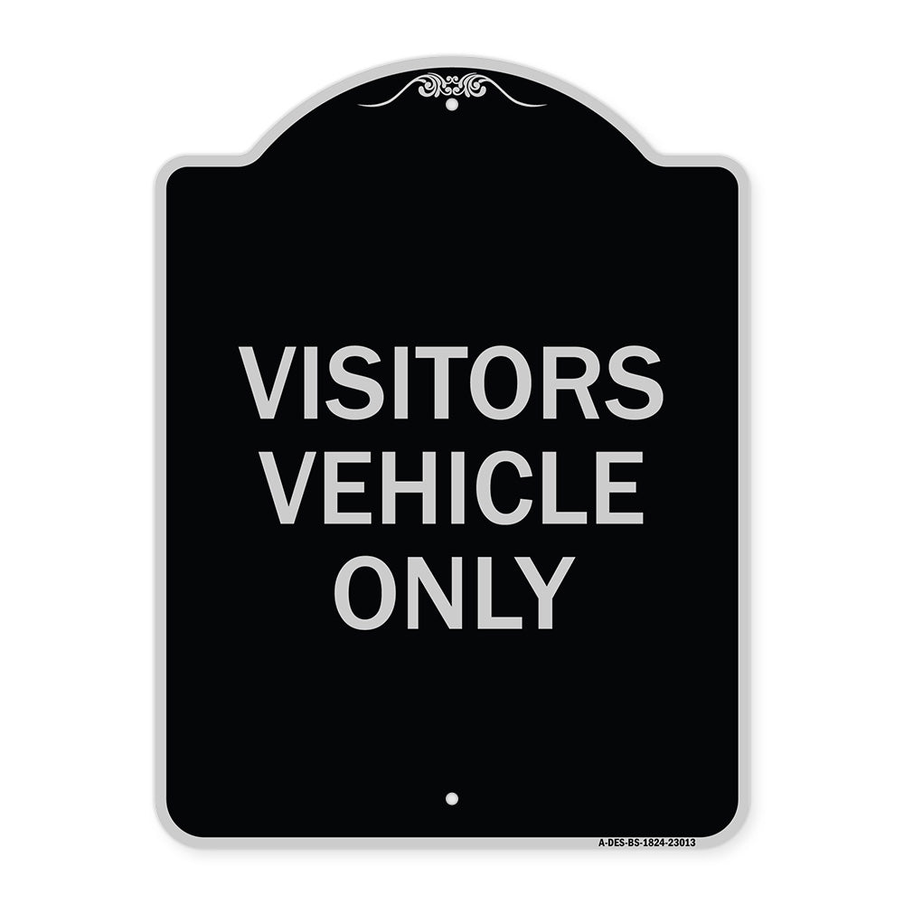 Reserved Parking Sign Visitor Vehicles Only
