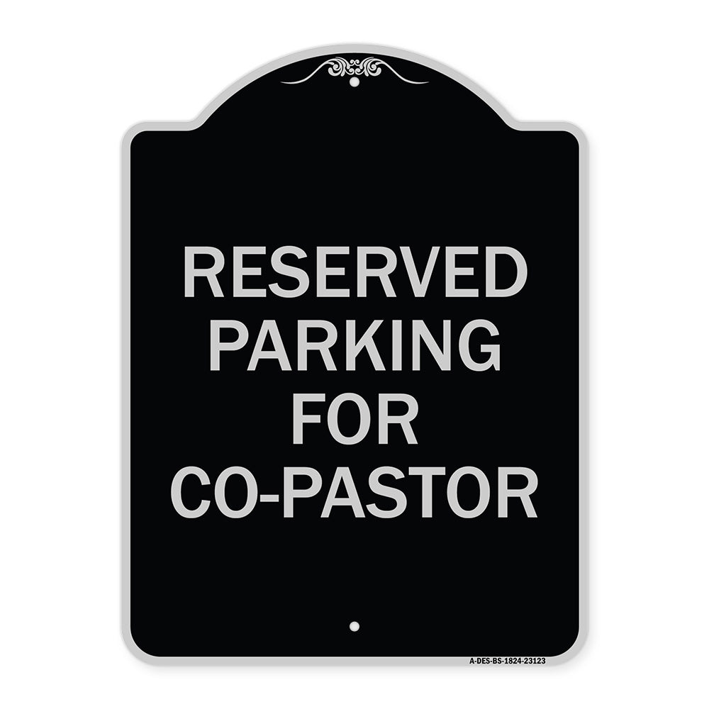 Reserved Parking for Co-Pastor