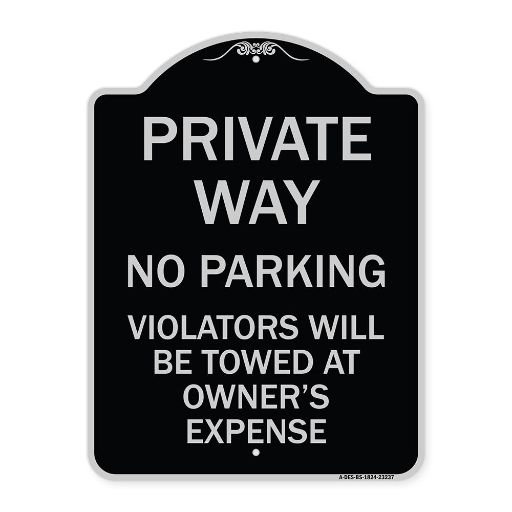 Private Way Violators Will Be Towed Away