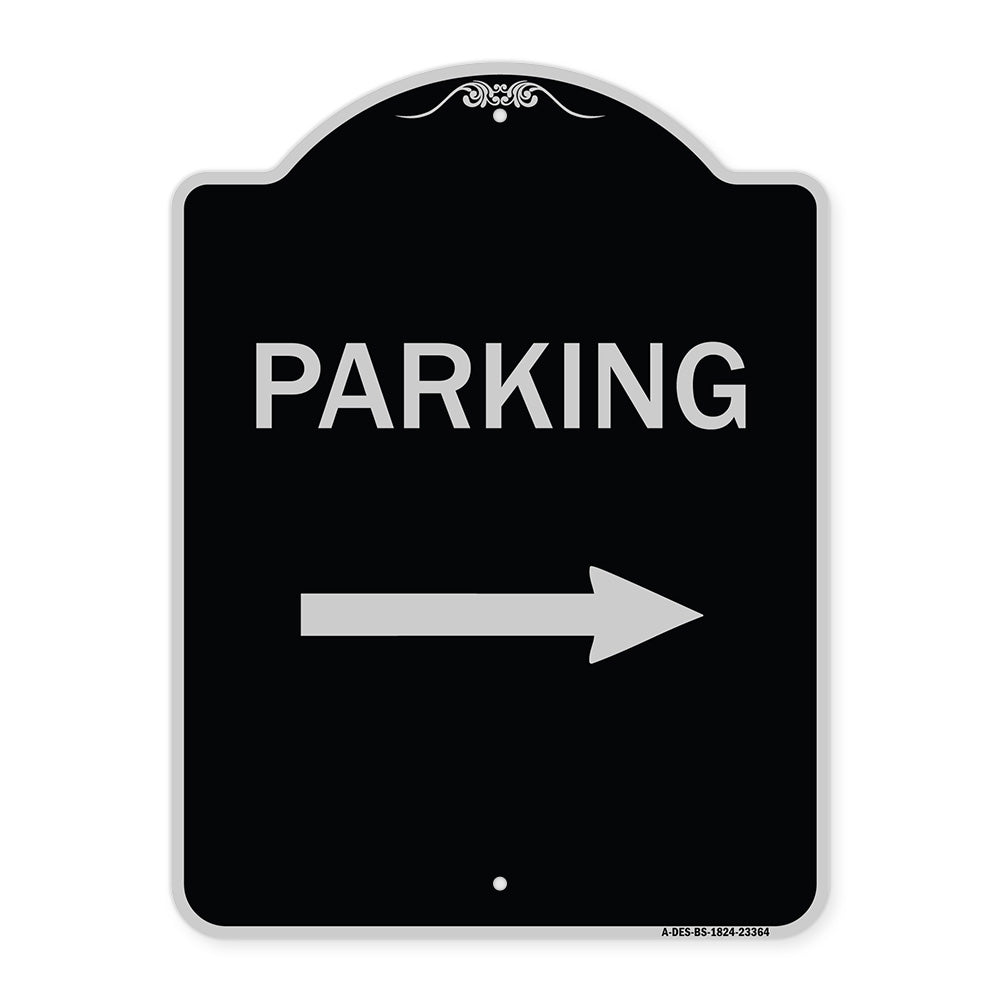 Parking Sign (Right Arrow)