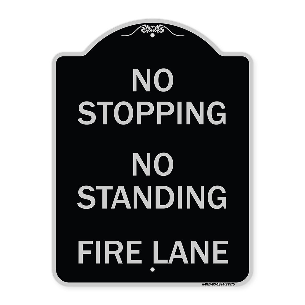 No Stopping No Standing Fire Lane