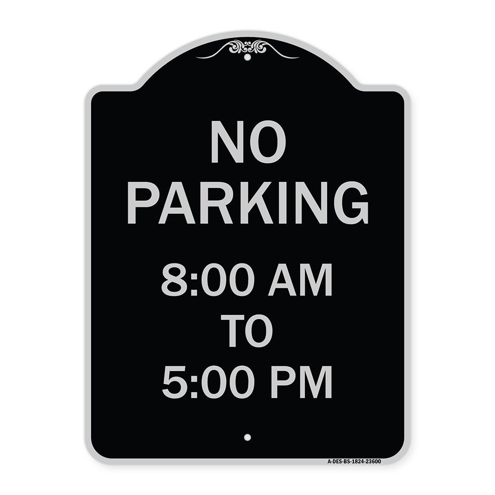 No Parking 8-00 Am to 5-00 Pm