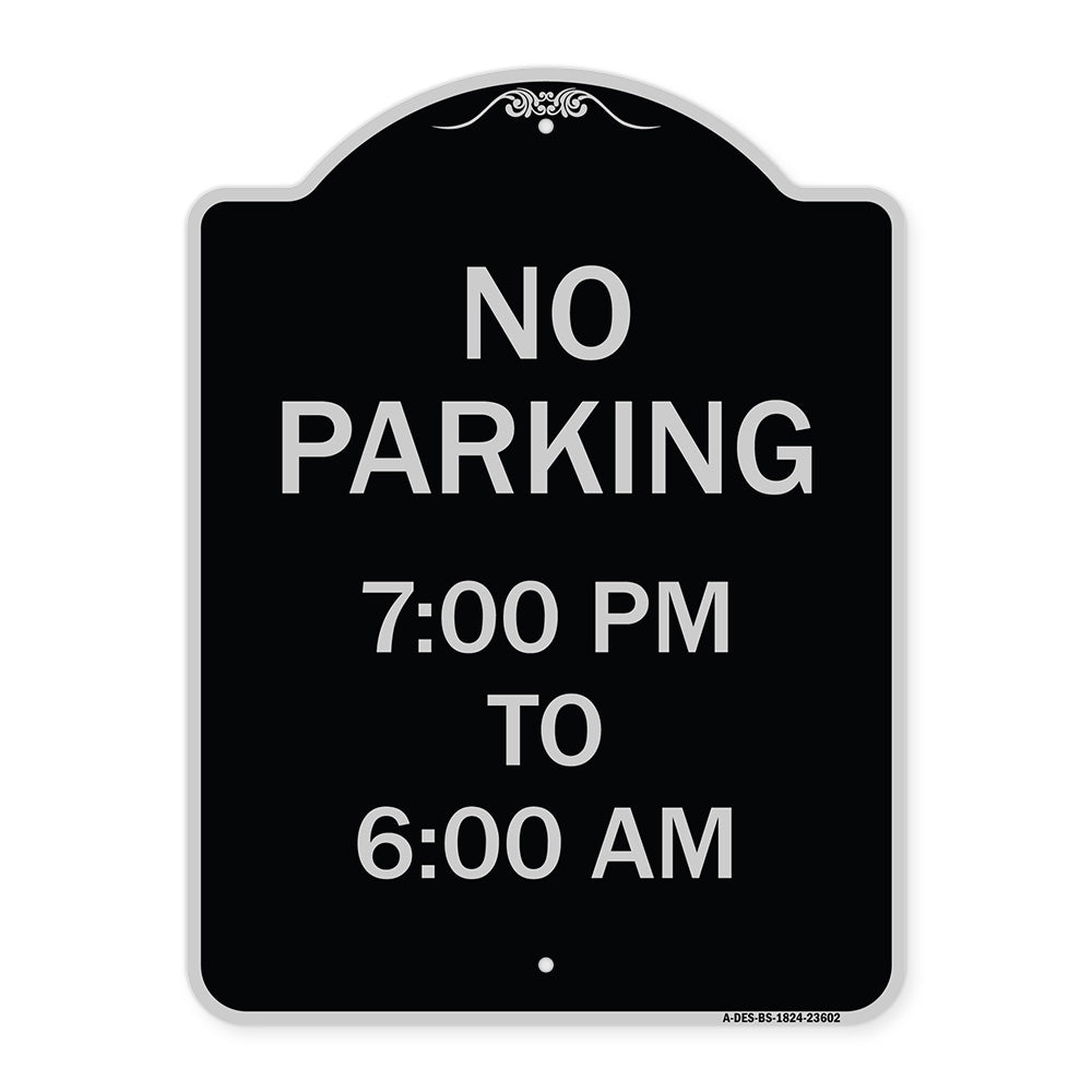 No Parking 7-00 Am to 6-00 Pm