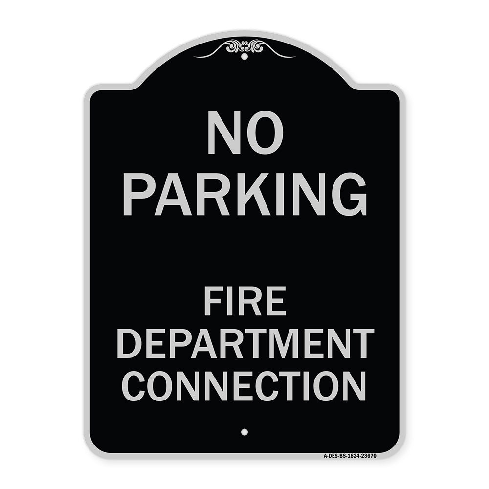 No Parking Sign No Parking - Fire Department Connection