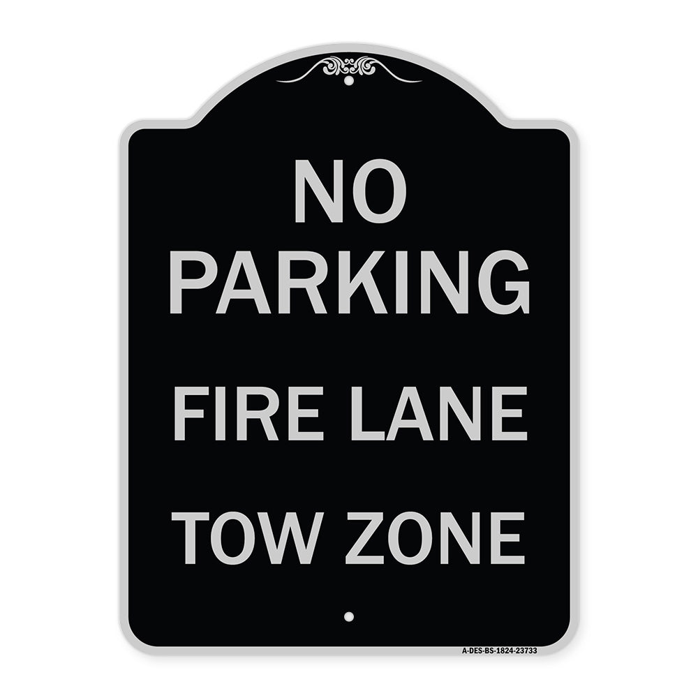 No Parking Fire Lane Tow Zone (K-1645)