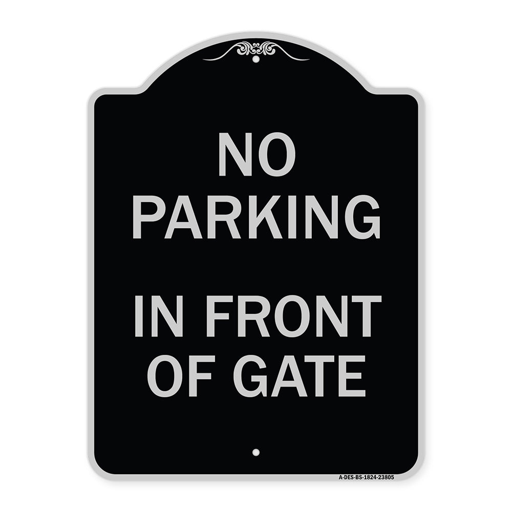 No Parking - in Front of Gate