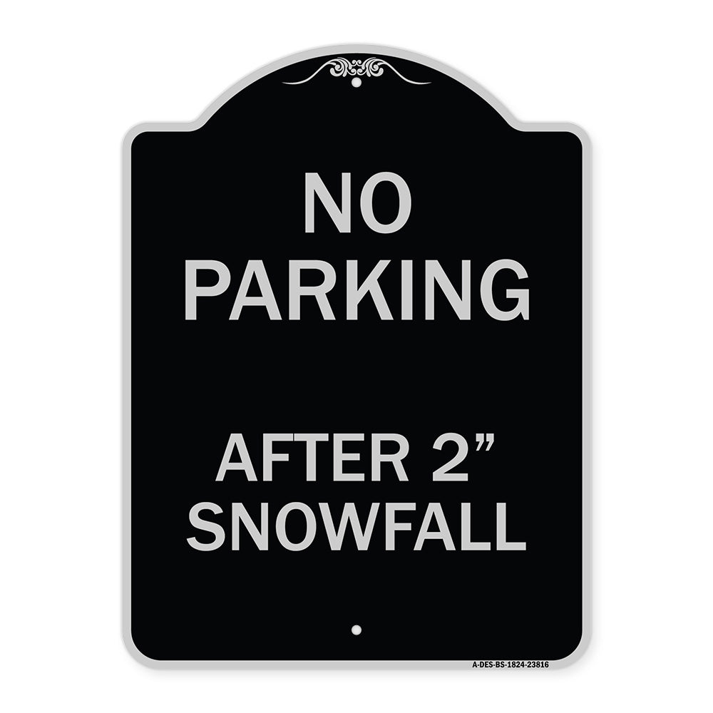No Parking - After 2 Snowfall