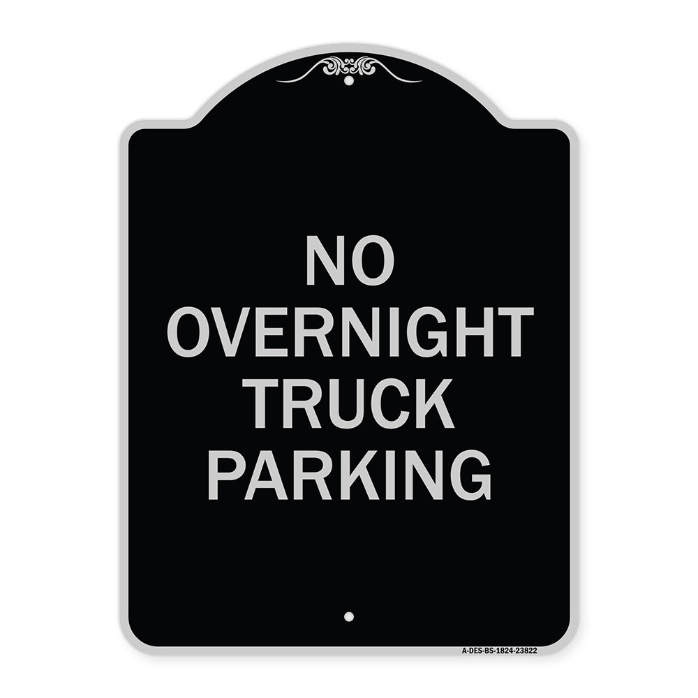 No Overnight Truck Parking