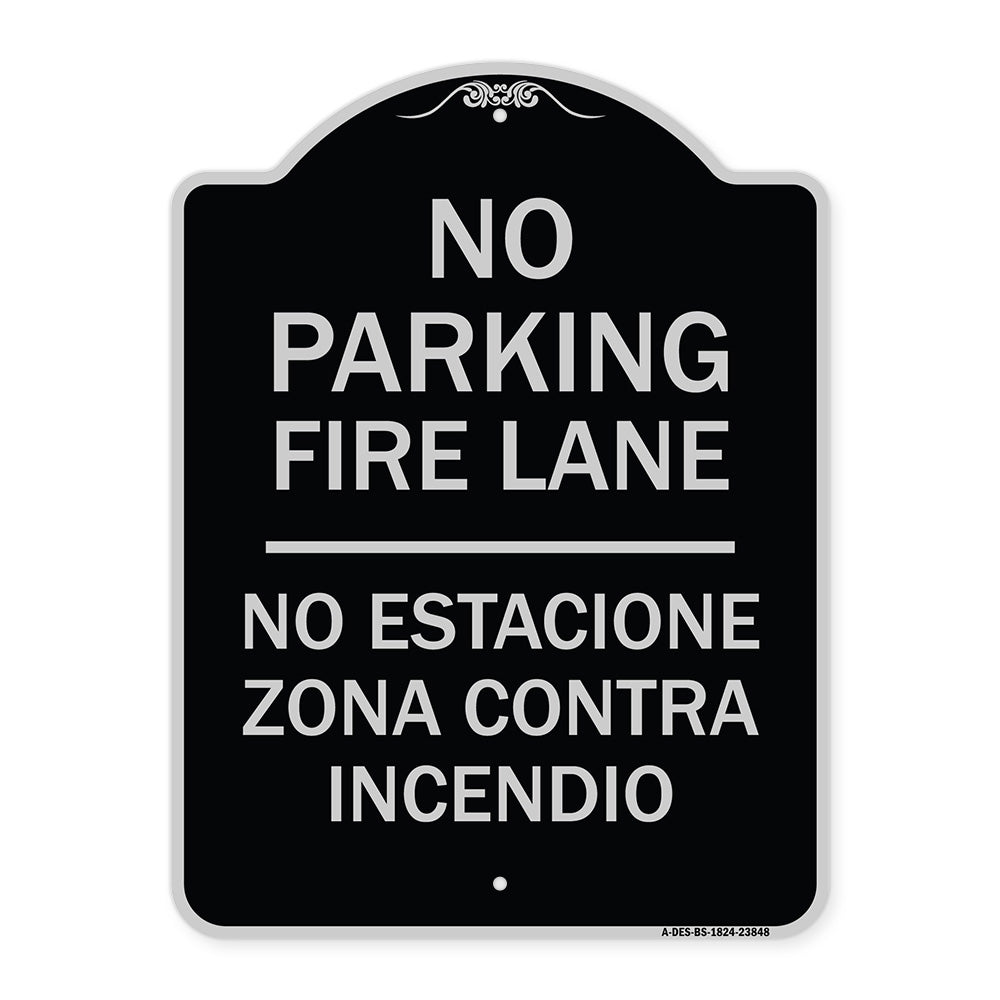 No Estacione Zona Contra Incendio