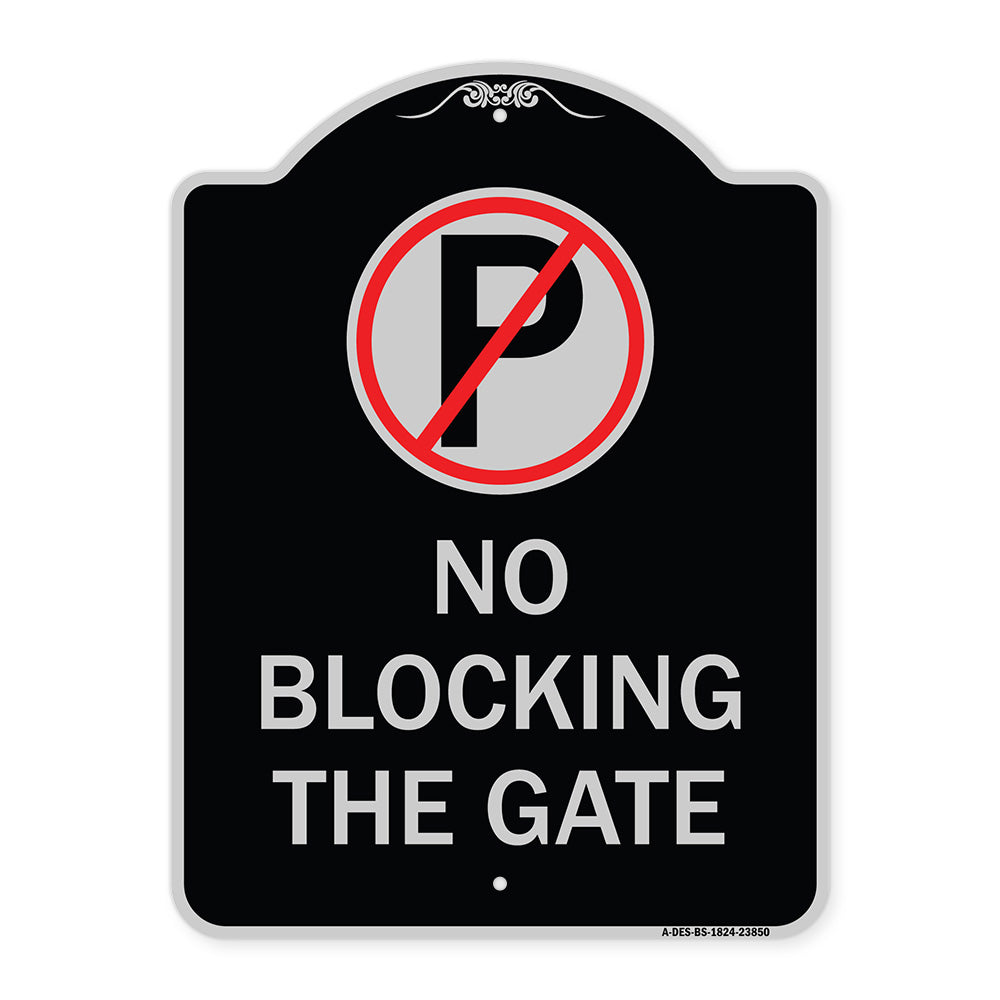No Blocking the Gate with Graphic