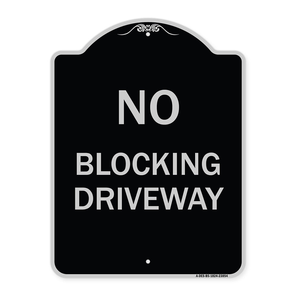 No Blocking Driveway