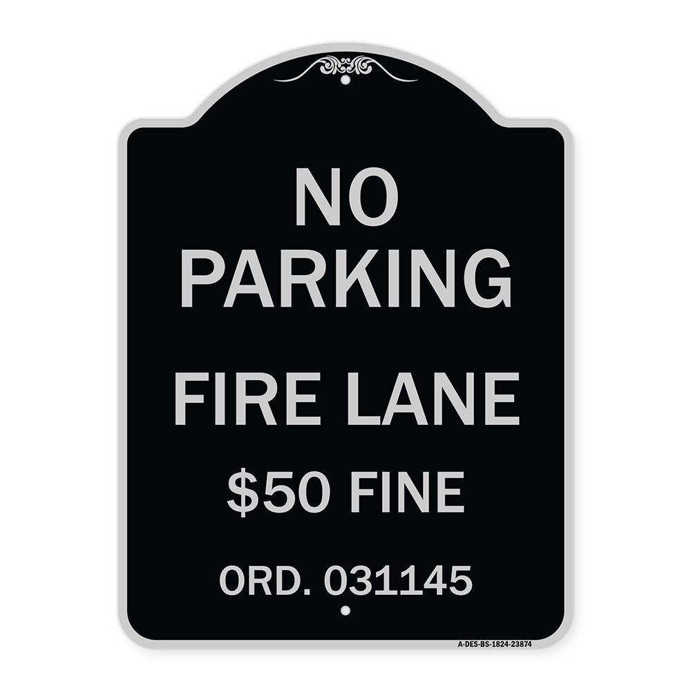 Missouri No Parking Fire Lane $50 Fine