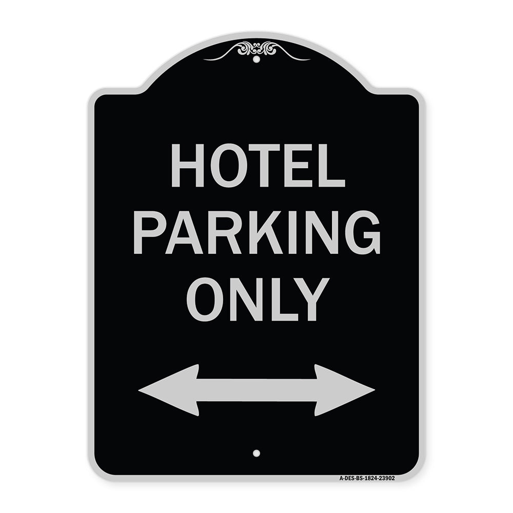 Hotel Parking Only (With Bidirectional Arrow)