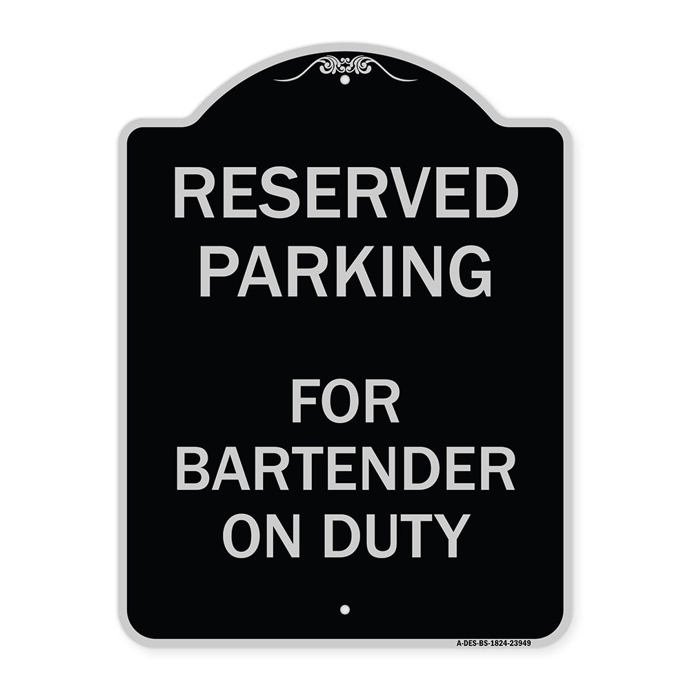 For Bartender on Duty