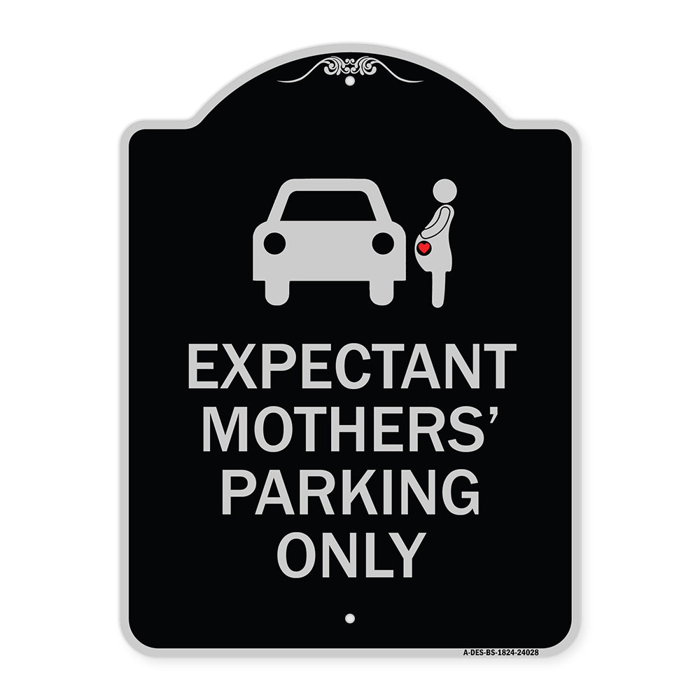 Expectant Mothers' Parking Only (With Graphic)