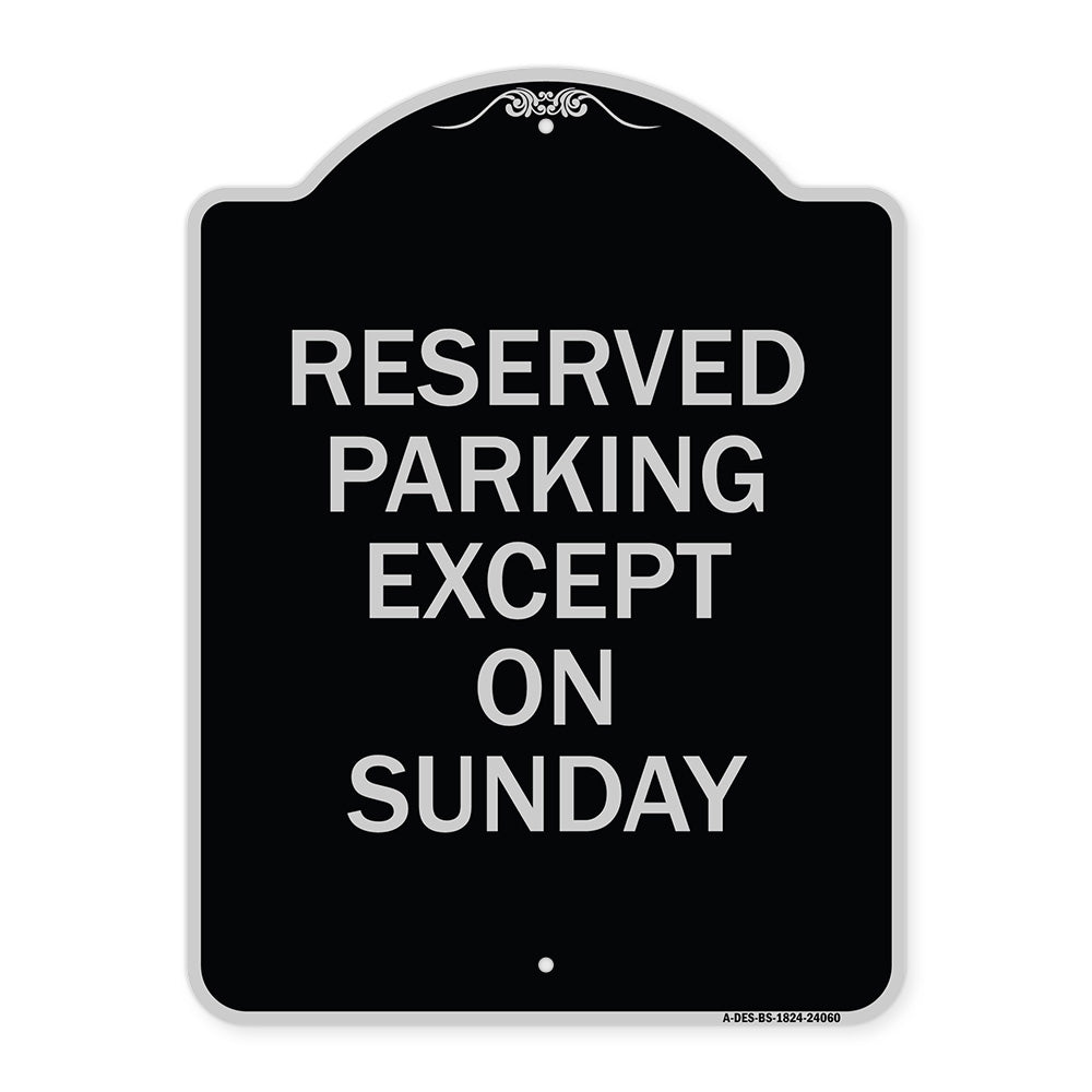 Except on Sunday