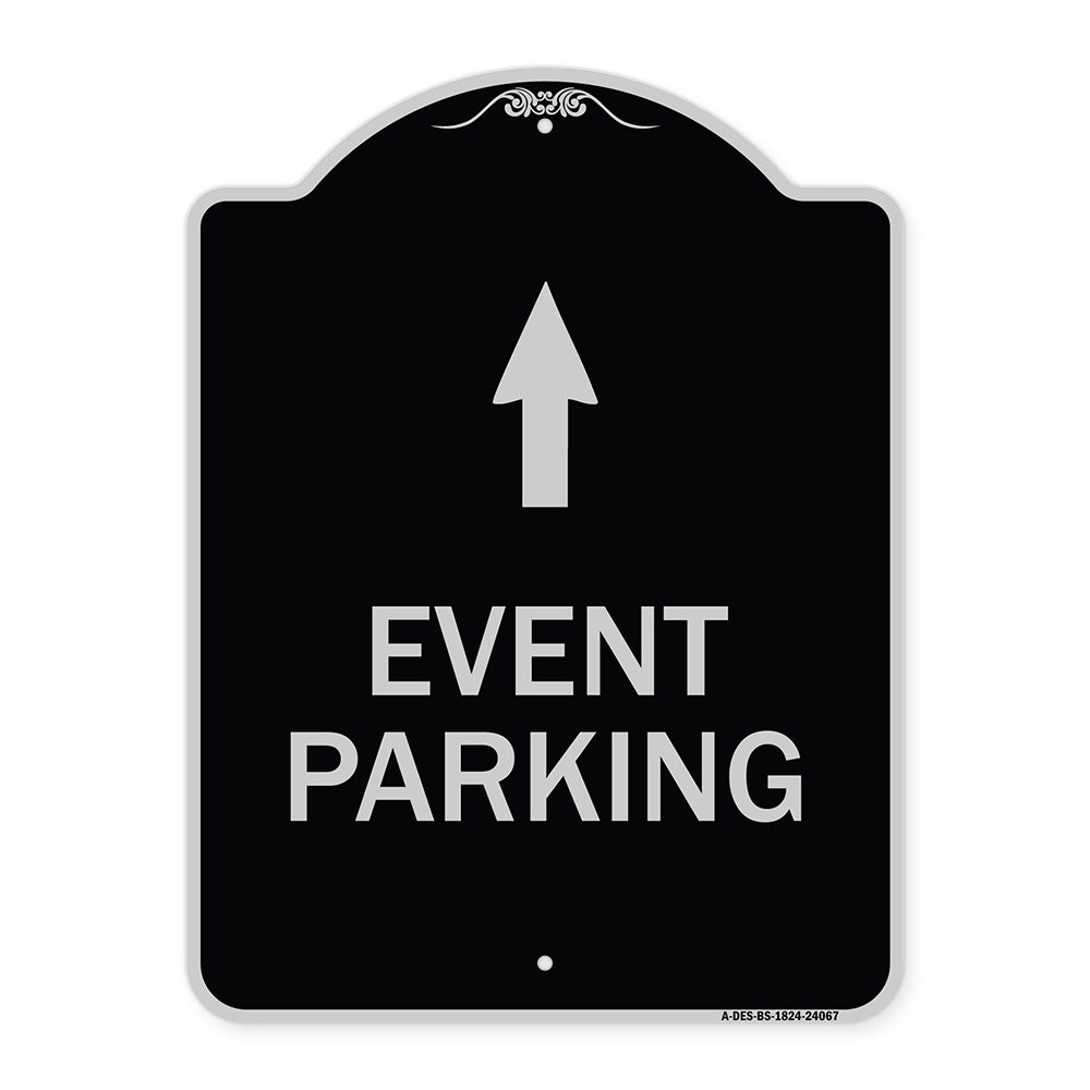 Event Parking Only (With Up Arrow)