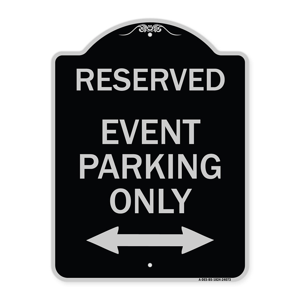 Event Parking Only (With Bidirectional Arrow)