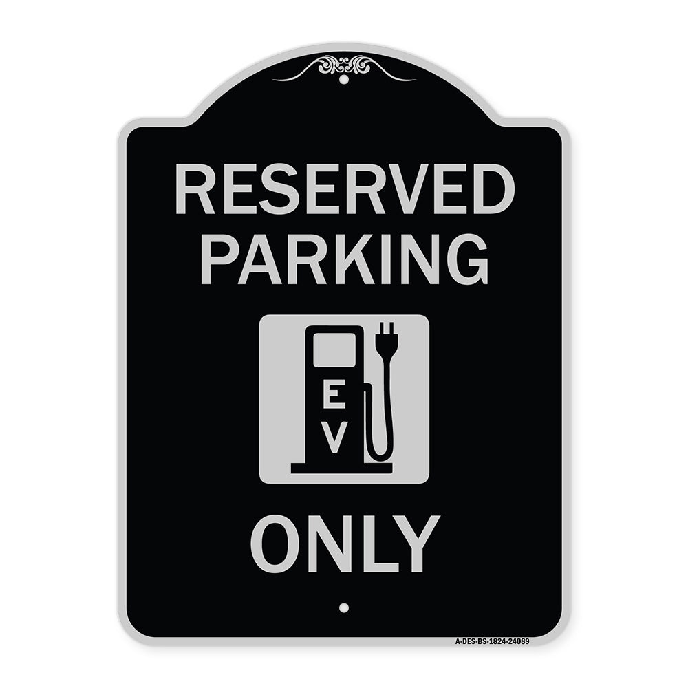 Ev Only (With Electric Vehicle Charging Station Graphic)