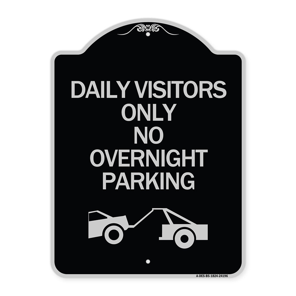 Day Visitors Only No Overnight Parking (With Graphic)