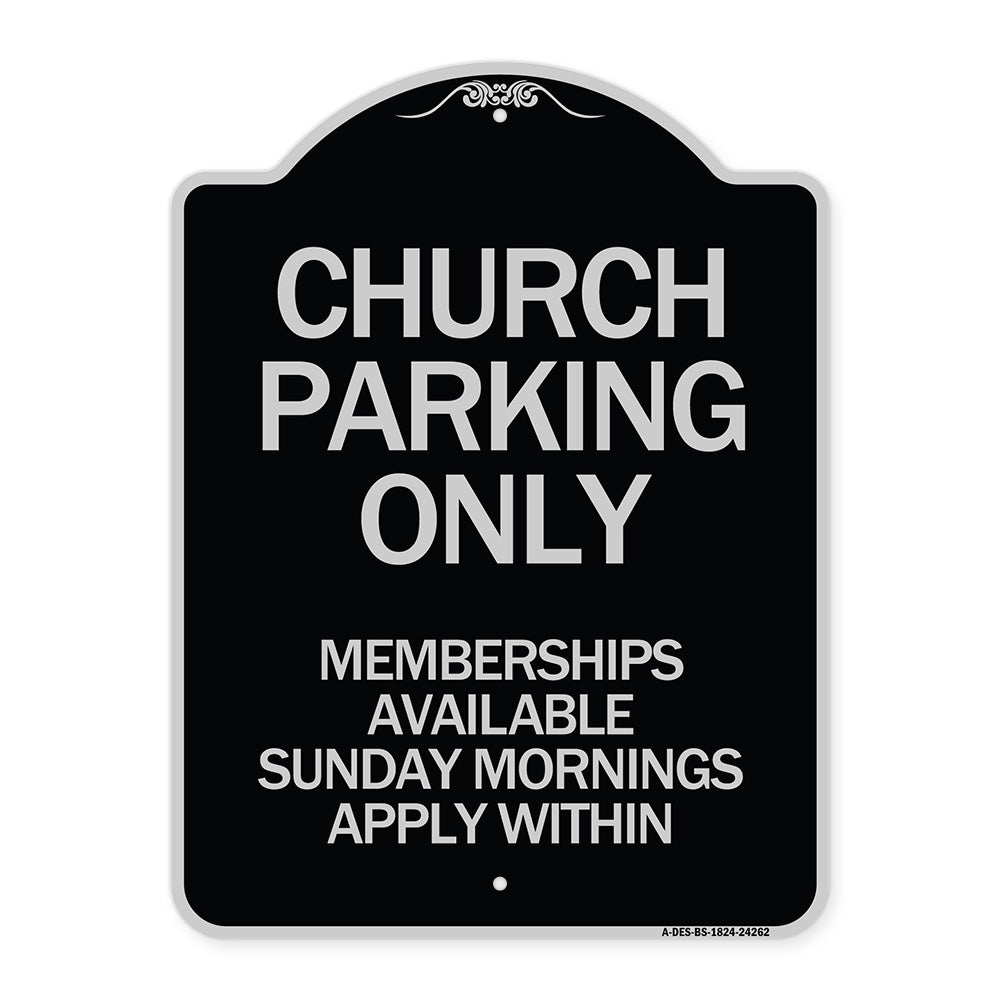 Church Parking Only Memberships Available Sunday Mornings Apply Within