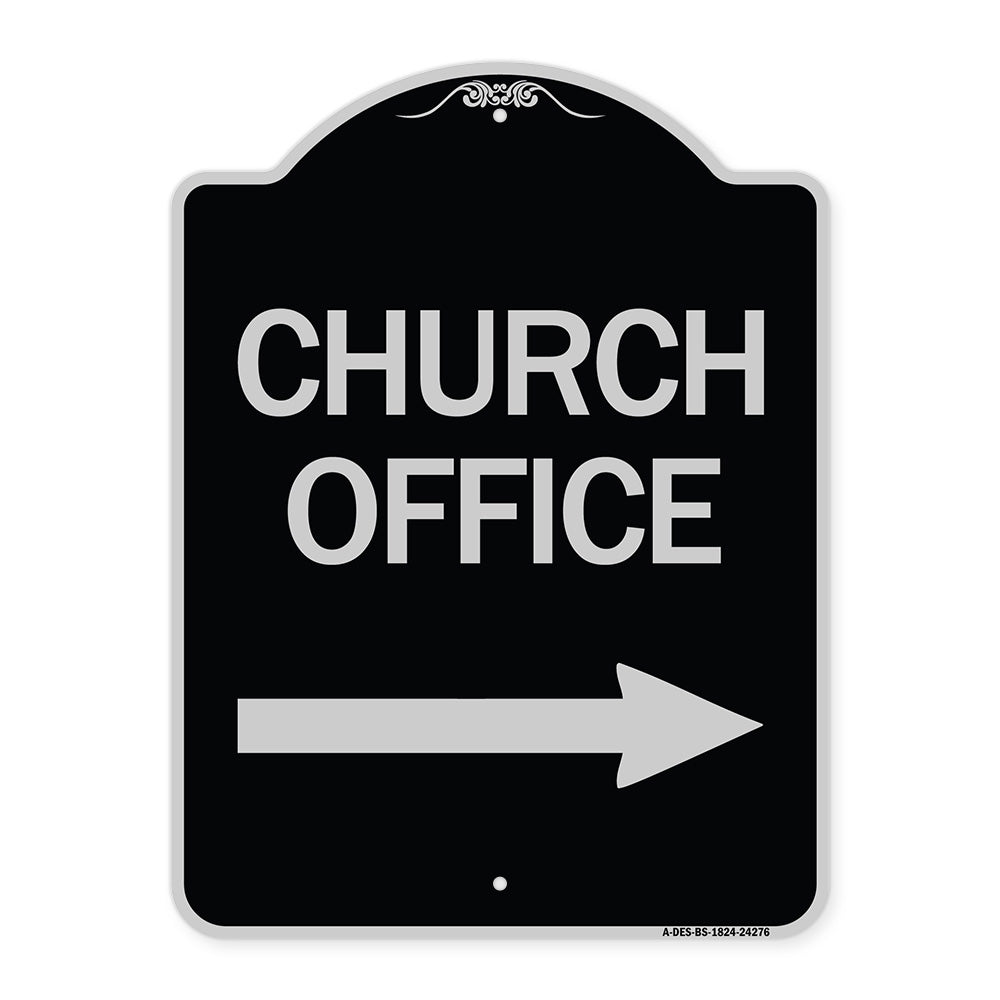 Church Office (With Right Arrow)