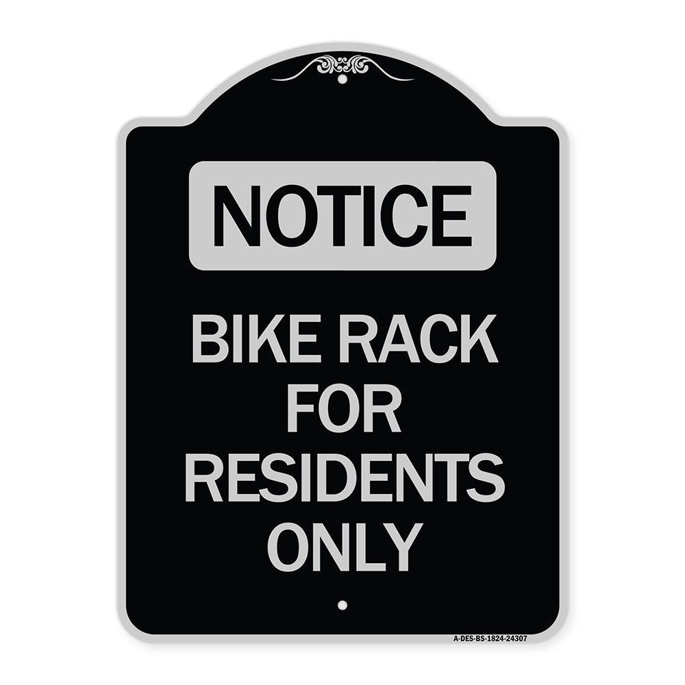 Bike Rack for Residents Only