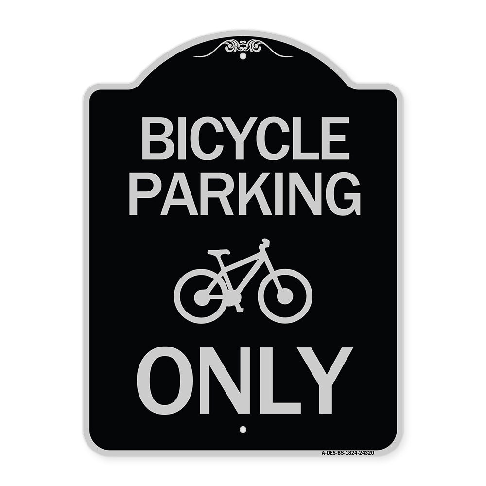 Bicycle Parking Only (With Graphic)
