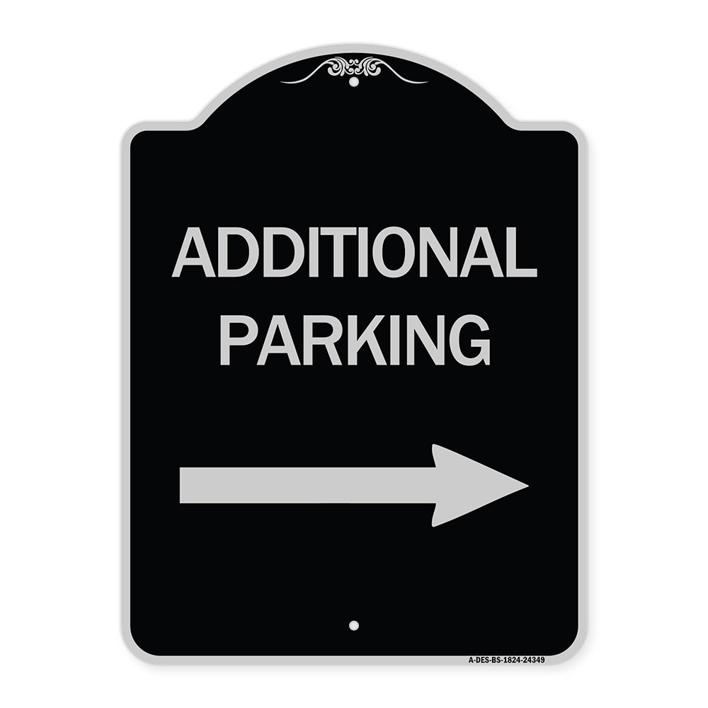 Additional Parking Sign (Right Arrow)