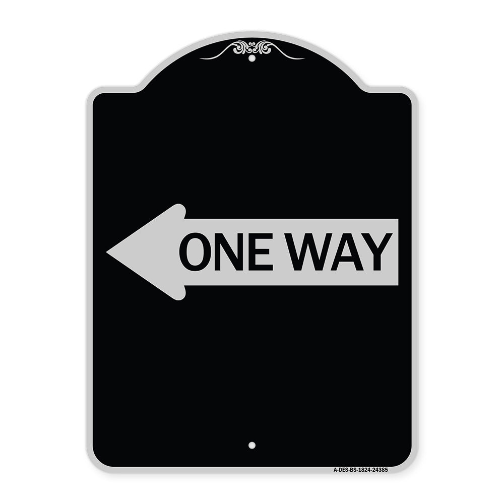 One Way (With Left Arrow)