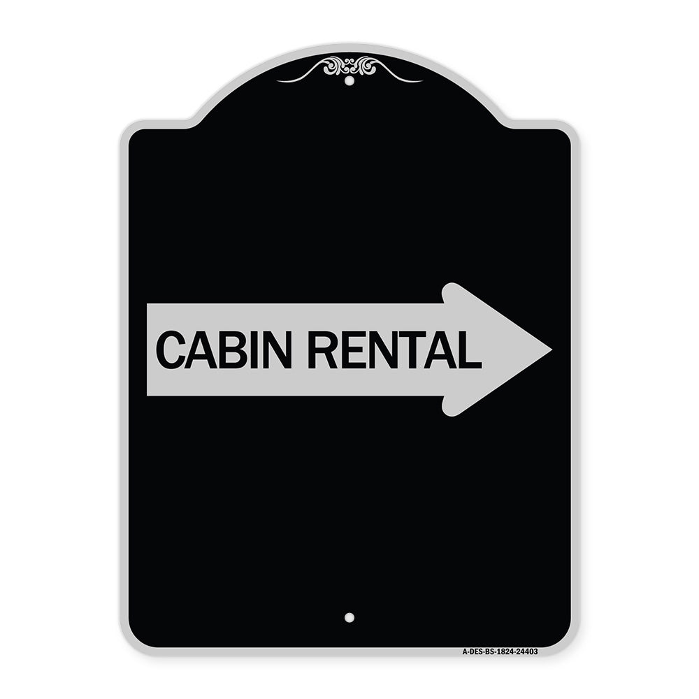 Cabin Rental (With Right Arrow)