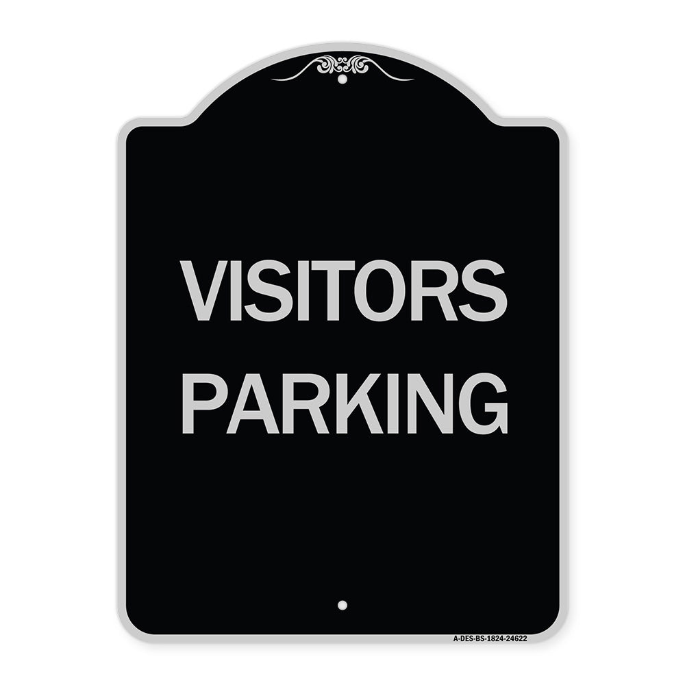 Parking Lot Sign Visitors Parking