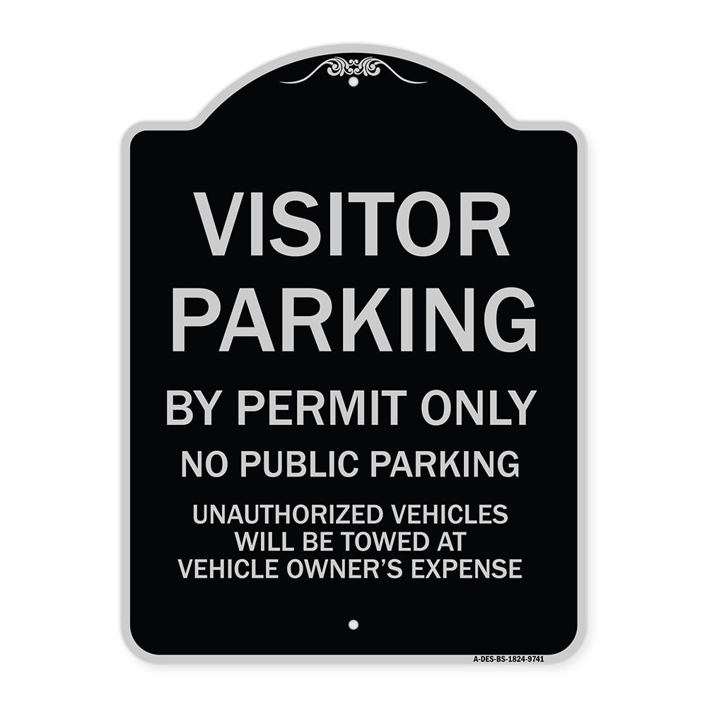 Visitor Parking By Permit Only, No Public Parking