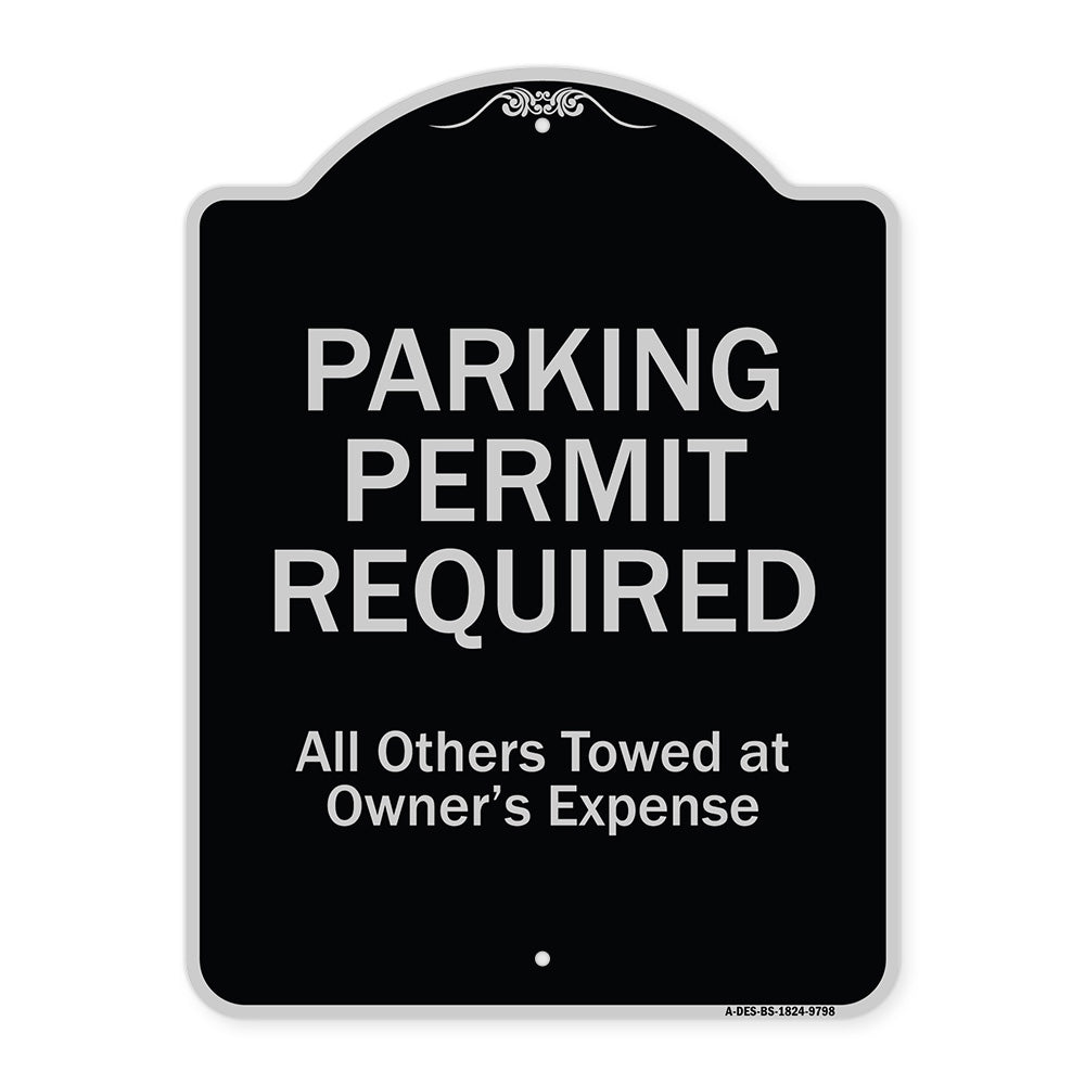 Parking Permit Required All Others Towed At Owner's Expense