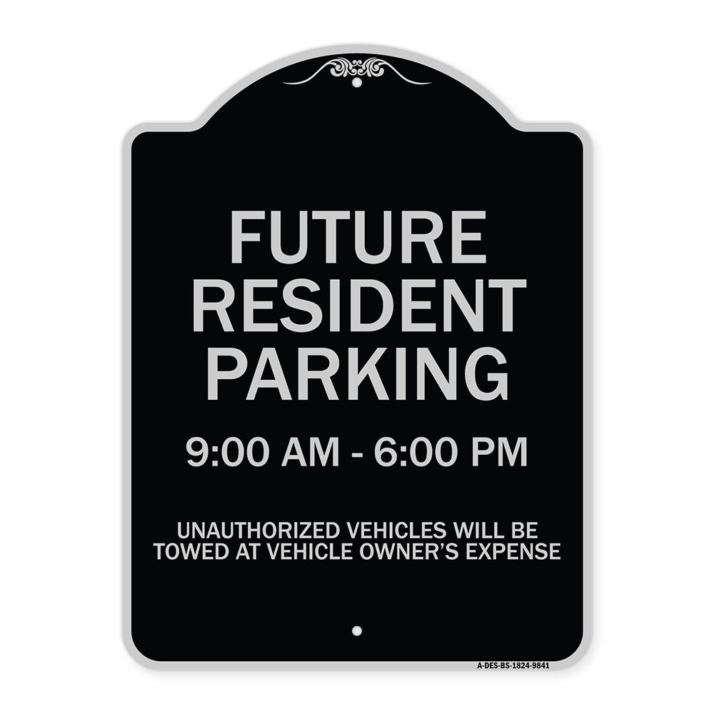 Future Resident Parking 9:00 To 6:00