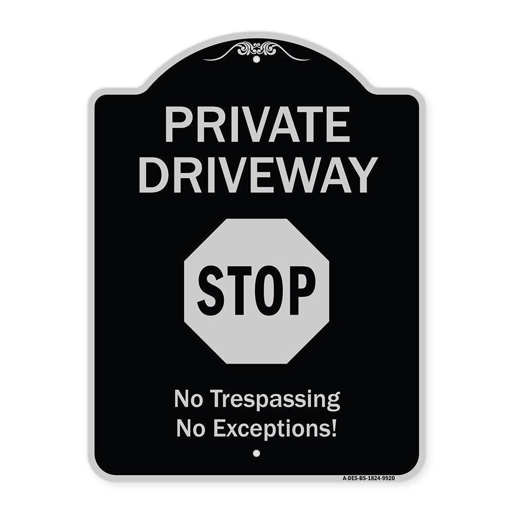 Private Driveway, Stop