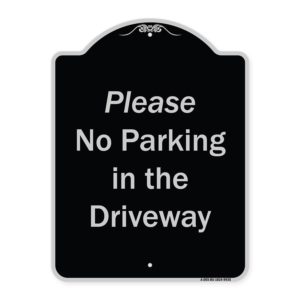 Please No Parking In Driveway