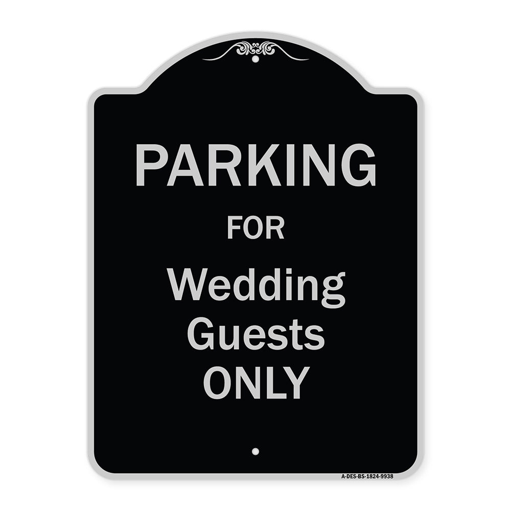 Parking For Wedding Guests Only