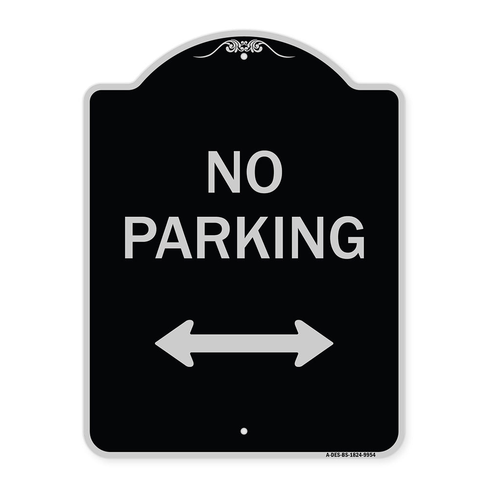 No Parking With Bidirectional Arrow