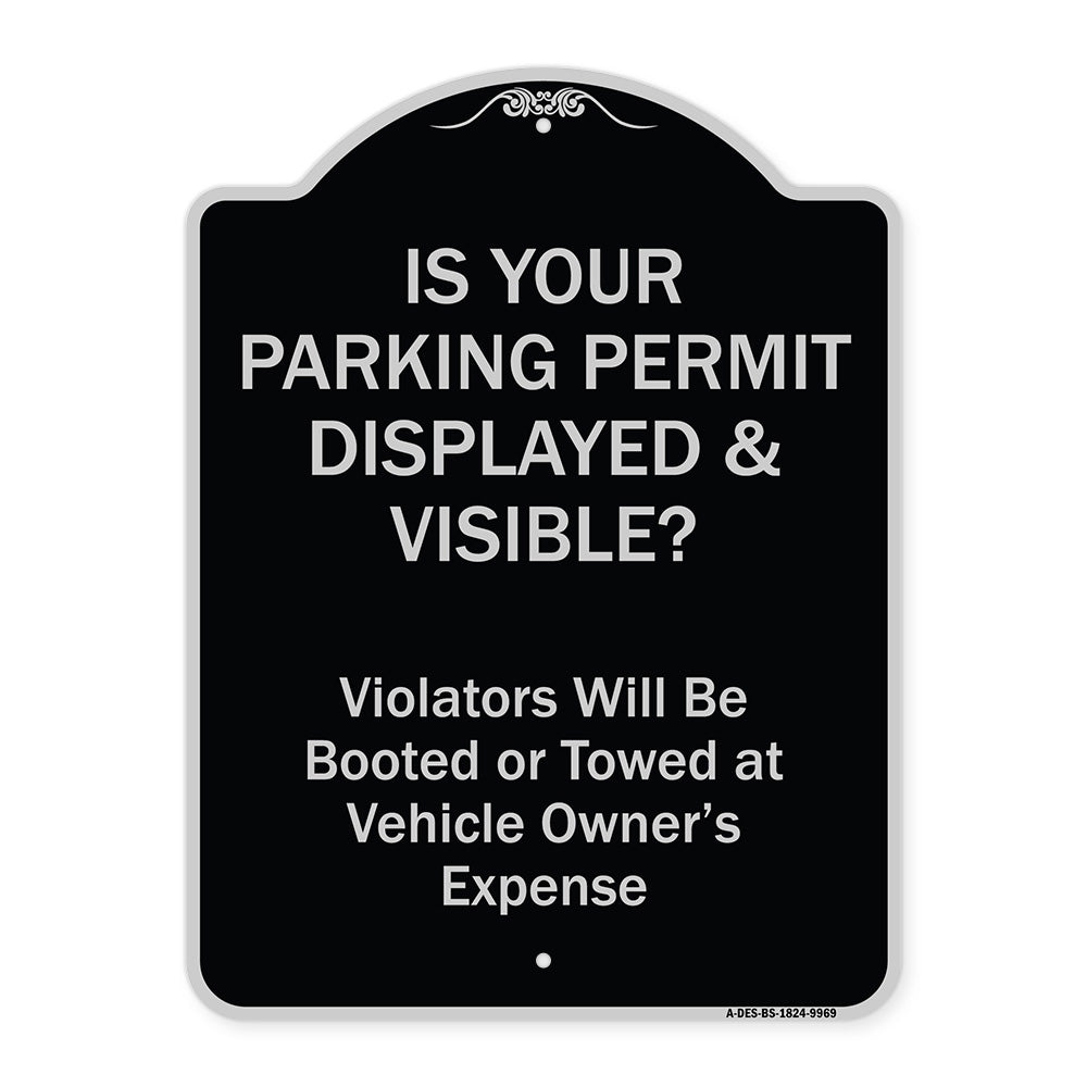 Is Your Parking Permit Displayed & Visible
