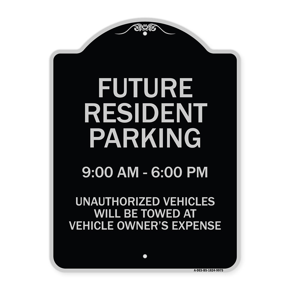 Future Resident Parking 9:00 - 6:00