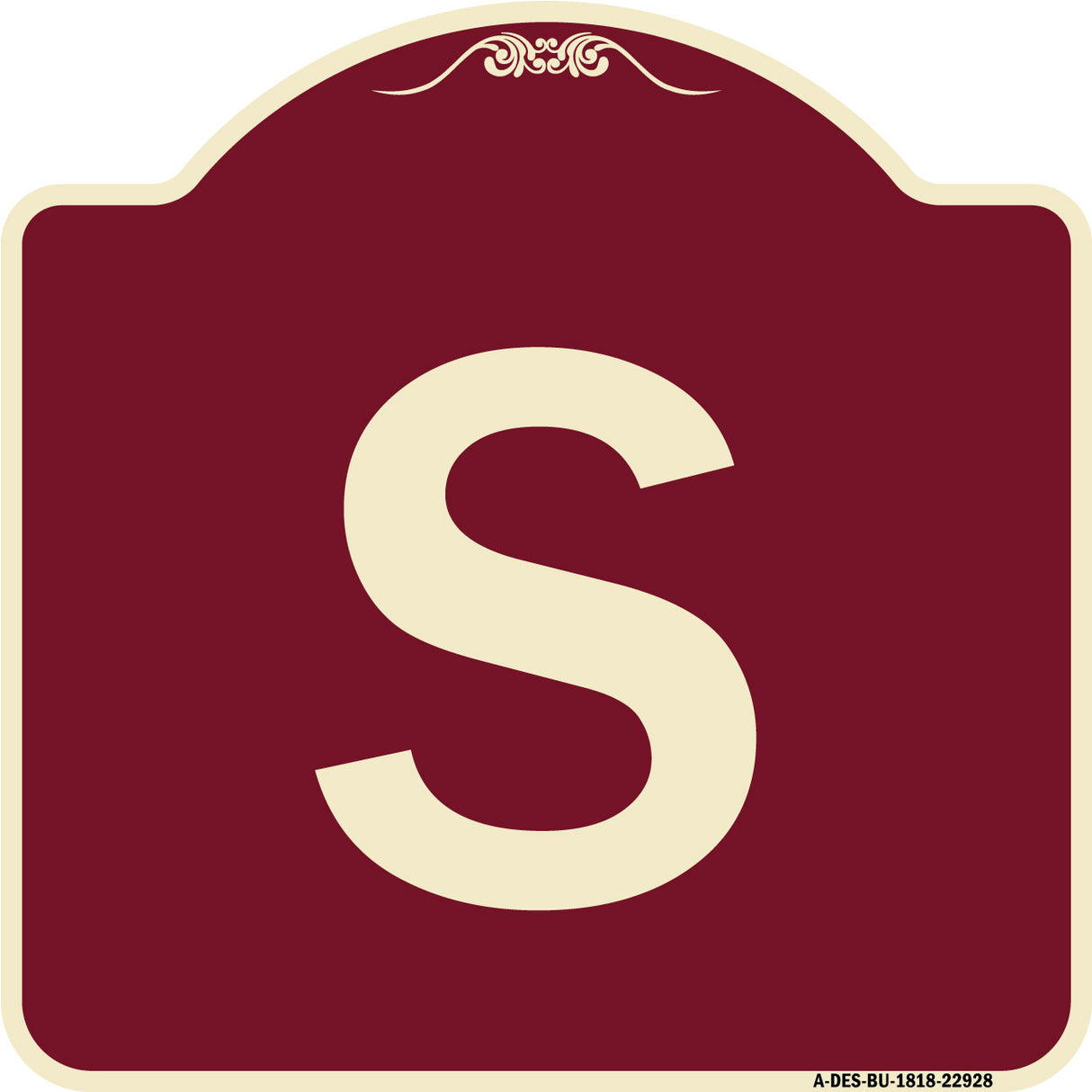 Sign with Letter S