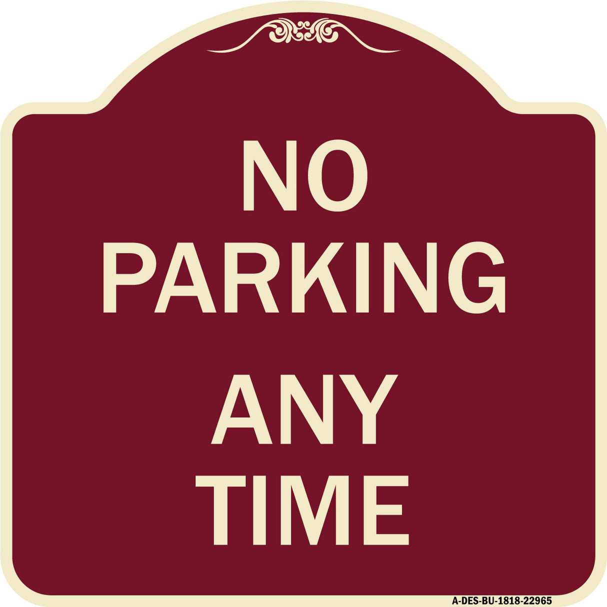 No Parking Anytime