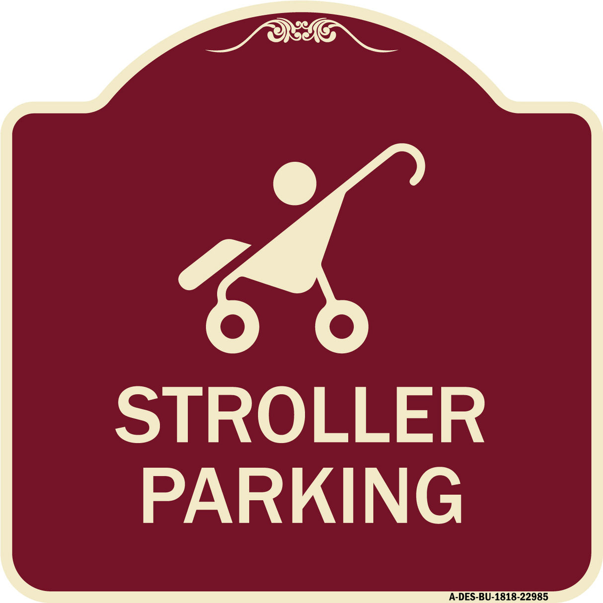 Reserved Stroller Parking (With Graphic)
