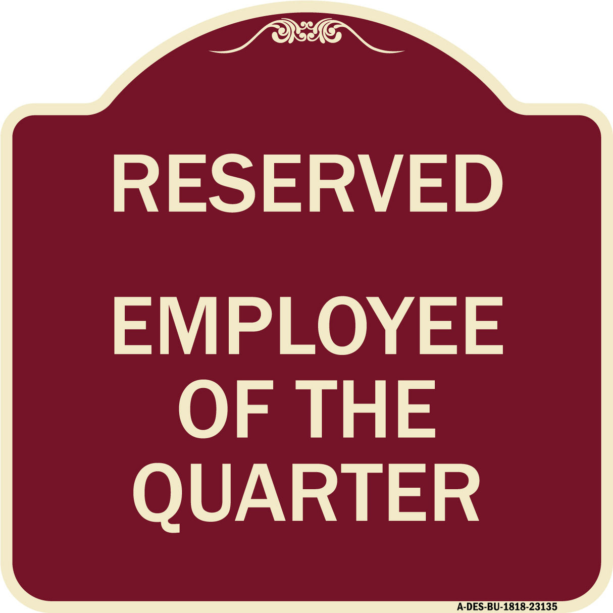 Reserved Parking Employee of the Quarter