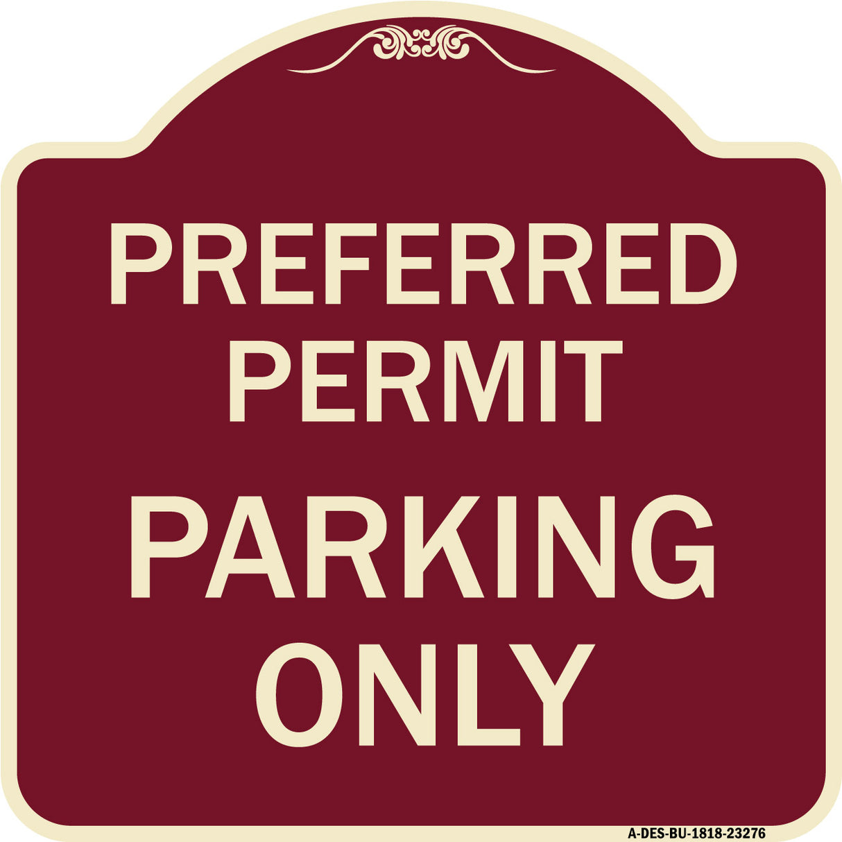 Preferred Permit Parking Only